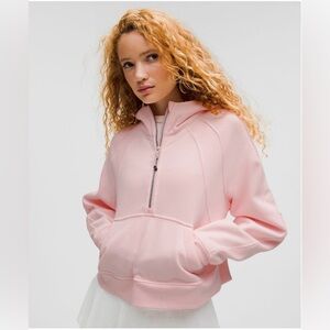Lululemon scuba half zip hoodie strawberry milkshake